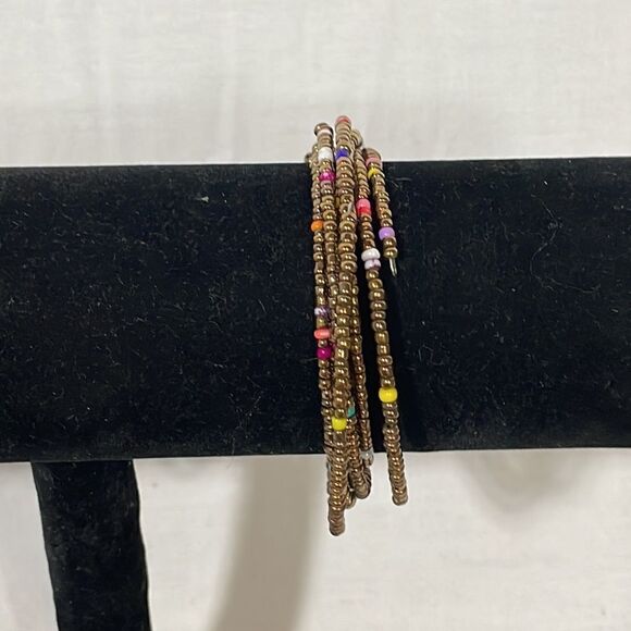 Spiral Beaded Bracelet  - Picture 2 of 3